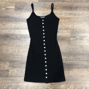 Fashion Nova (button mini dress)